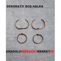 Boş Halka Kilitli Yuvarlak Halka Geçmeli 3 Cm 20 Adet