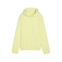 Puma Run Velocıty Woven Jacket W Sarı Kadın Fermuarlı Üst