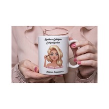 Eyeliner Gibiyim Çekemiyorlar Yazılı - Kupa Bardak Standart