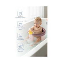 Babyjem - Önden Açılır Banyo & Mama Oturağı Mürdüm