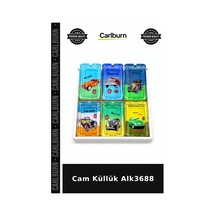 Özel Üretim Şık Ev Aksesuarı Modern Salon Cam Küllük Alk3688