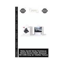 Delux Serisi Sürüş Yardımcısı Sürücü Gereci Mobil Aksesuar Xo C206 Araç İçi Telefon Tutucu Çok Renkli