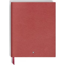 Montblanc Sartorial Deri Büyük Boy Defter 134741 Kırmızı