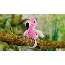 Happy Yappers Slap Bant Kırmızı Konuşan Ve Taklit Eden Flamingo Çok Renkli