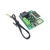 W1209 Dijital Termostat Modülü 12v Sıcaklık Kontrol Cihazı Kuluçka, Akvaryum, Isıtma Soğutma Sku: Zeusstk644aa05179