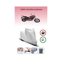 Gri Kilit Uyumlu Jawa 650 Style Uyumlu Motosiklet Brandası Su Geçirmez