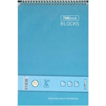 Gıpta Thebook Blocks Spiralli Sert Kapak 17x24 100 Yaprak Bloknot Kareli Defter