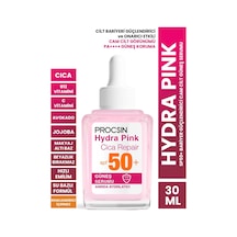 Hydra Pink Renkli Sp50 Bariyer Güçlendirici Cam Cilt Güneş Serumu 30 Ml