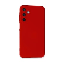 Samsung Uyumlu  Galaxy A25 5g Kılıf Nano İçi Kadife Silikon - Kırmızı 0.2M-Çok Renkli