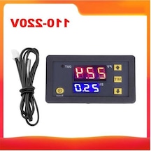 Pazly 3230 Dijital Ekranlı Termostat Modülü Sıcaklık Kontrol Cihazı Mikro Isıtma Soğutma Paneli