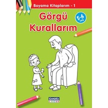 Boyama Kitaplarım - Görgü Kuralları - Abdullah Özbek - Çamlıca Çocuk Yayınları