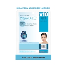 Dermal Aqua & Kolajen Özlü Cilt Bakım Maskesi 10'lu