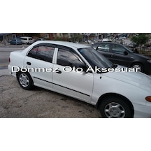 Hyundai Accent Mügen Cam Rüzgarlığı 1995-2000 Arası 4 Lü Ithal N11.19391