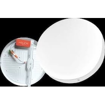 Helios: Sıva Üstü Yuvarlak Panel, Backlight, Lina Album, 48w, 6500k Beyaz Işık, Beyaz Yuvarlak Metal Kasa Hs 1061 Beyaz