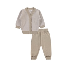 Civil Baby Hırkalı 6-18 Ay Takım - Bej