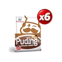Pakmaya Puding Çikolatalı-fındıklı 125 Gr X 6 Adet
