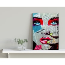 Bk Home Newspaper Tasarımlı Kanvas Tablo 30X50Cm-1