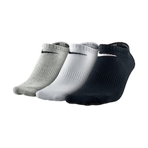 Nike Lightweight No Show Erkek Çorap 3'Lü Karışık Sx4705-901 Çok Renkli