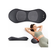 Curesleep - Üçlü Füzyon Masajı, Curesleep Masajı, Titreşim, Isıtma, Şişirme Ve Söndürme, Ergonomik Tasarım, Hafızalı Köpük Gri