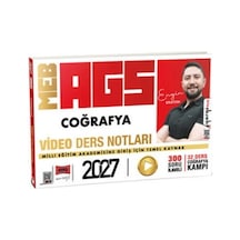 Yargı 2027 Meb Ags Coğrafya Video Ders Notları 300 Soru İlaveli Yargı Yayınları