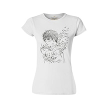Jujutsu Kaisen - Yuta Okkotsu Beyaz Kadın Tshirt 001