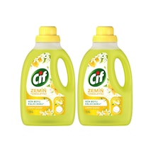 Cif Zemin Temizleyici Limon Çiçeği 1500 Ml 2li Paket 1000'li Set Cif Zemin Temizleyici Limon Çiçeği 1500 Ml 2li Paket 1000'li Set