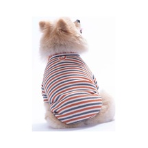 Kiremit Marseille Softline Çizgili Kedi Köpek Sweati Köpek Kıyafeti Kedi Kıyafeti
