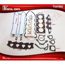 Royal T347002 Motor Takım Contası Kecesız+subap Lastıksız S,k,c Dahıl Escort Mondeo Iı 1,8 16v 92 00