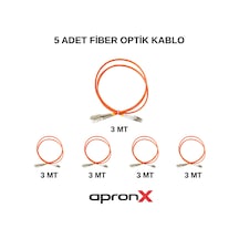 3 Metre Sc-lc Mm Om2 50/125 Dx Patch Kablo Patch Cord 5 Adet