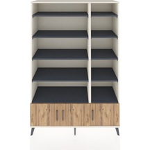 Hyperion Dolap 10 Raflı 3 Kapaklı 132x44x195 Aytaşı-çam/antrasit Aytaşı