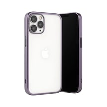 Apple İphone 13 Pro Max Kılıf Razer Lensli Silikon - Mor