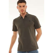 T8583 Dewberry Erkek T-shırt-haki Haki