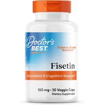 Doctor's Best Fisetin With Novusetin 100 Mg 30 Veggie Kapsül Usa Menşeii Dmmedicineden Orijinal