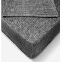 Özlü Fitted Lastikli Çift Kişilik Çarşaf Seti 160x200 -antrasit