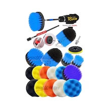 Combo Profesyonel Temizlik 18parça Pasta Cila Polisaj Süngeriset