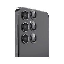 Samsung Galaxy Uyumlu S25 Plus Raze Metal Kamera Lens - Siyah -