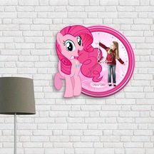 Kişiye Özel Little Pony Tasarımlı Ahşap Duvar Saati - 2