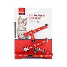 Nunbell Kedi Gögüs Tasması Pati Desenli