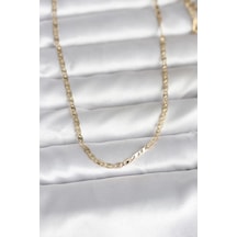 Cm 14k Renk Yassı Zincir Model 60 Cm Kadın Kolye Diğer