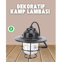 Dekoratif Fonksiyonel Taşınabilir Kamp Gece Lambası