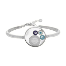 Eva Pırlanta Çeyrek Bileklik 718523 Silver