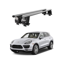 Royal Porsche Cayenne 2011-2017 Uyumlu Gri Ara Atkı Port Bagaj Tavan Barı