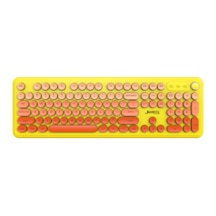 Jedel Wkb104 Kablosuz Bluetooth + 2.4ghz Çift Modlu Retro Daktilo Tasarımlı Multimedya Türkçe Q Klavye