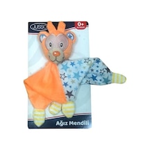 Jusso Toys Peluşlu Ağız Mendili - Turuncu Maymun Turuncu