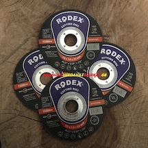 Rodex 115mm İnox Metal Kesici Taş Metal Çelik Kesici Taş 6adet