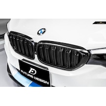 Bmw G30 M5 Ön Böbrek Panjur Piano Black Çift Tırnak