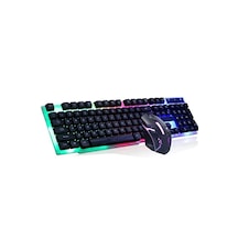 YK Design Yk-30 Işıklı Oyuncu Klavye Mouse Seti