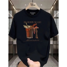 Tarzsokak Unisex Bloody Mary T-shirt Siyah
