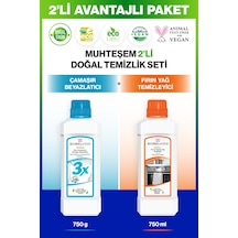 Ultra Konsantre Çamaşır Beyazlatıcı 3x Ve Fırın Yanmış Yağ Temizleyici