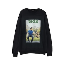 Ted Bisiklet Yaka Sweatshirt Siyah